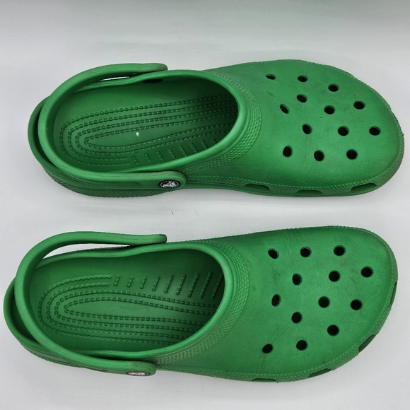 Crocs classic clog green women size  12 then size 10 - Picture 11 of 15